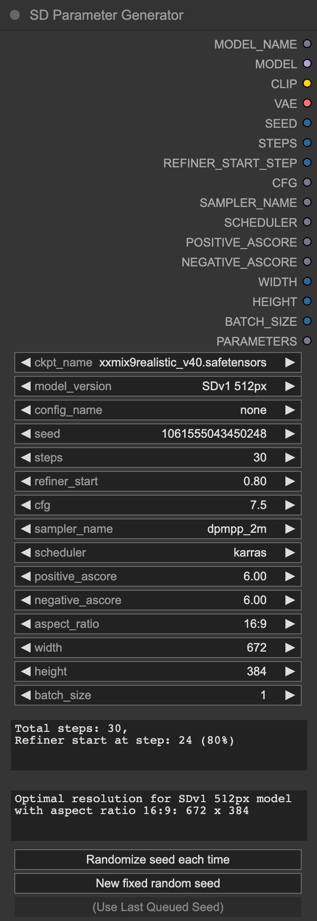 generator and saver node