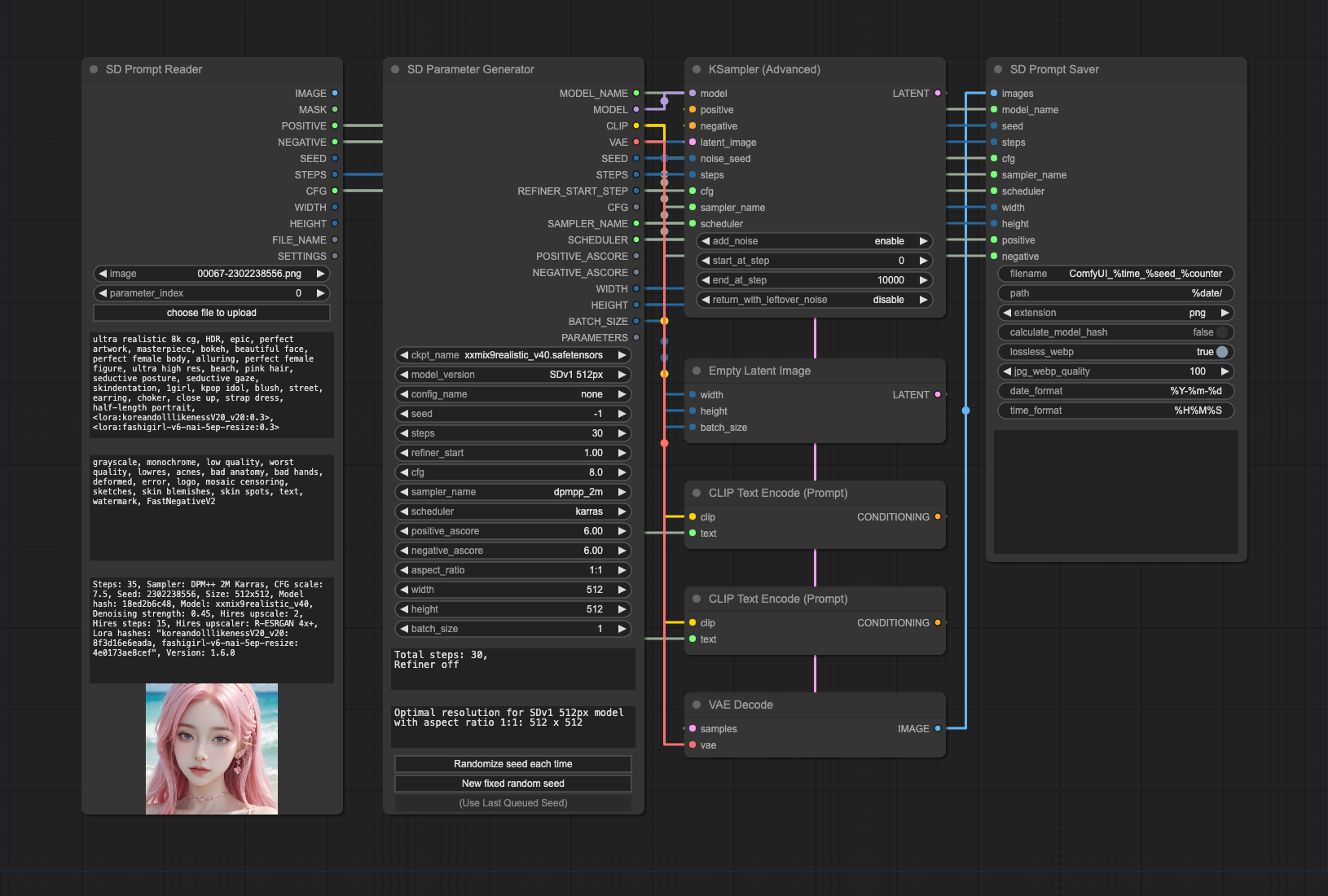 example workflow